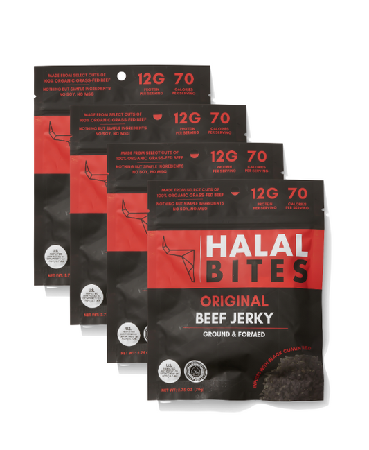 Halal Bites | Original Beef Jerky Bites | 4-Pack