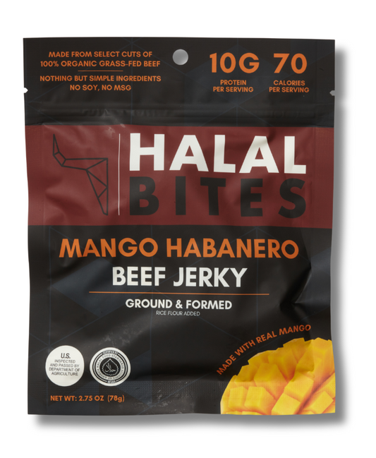 Available Now! NEW Flavor | Mango Habanero Beef Jerky Bites | Single Pack