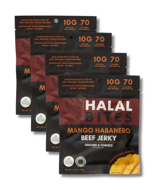 Mango Habanero Beef Jerky Bites | 4-Pack