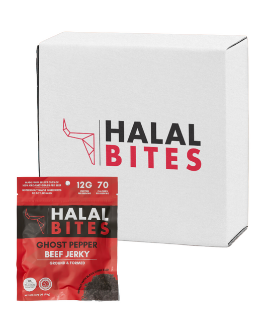 XL Bulk | Halal Bites | Ghost Pepper Beef Jerky Bites | 12-Pack