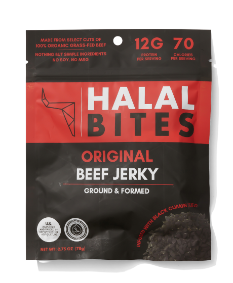 Mixed Flavors | Halal Bites | Original +Ghost Pepper Beef Jerky Bites | 4-Pack