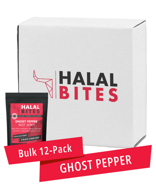 XL Bulk | Halal Bites | Ghost Pepper Beef Jerky Bites | 12-Pack