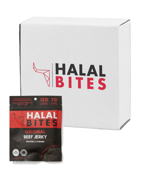 XL Bulk | Halal Bites | Original Beef Jerky Bites | 12-Pack